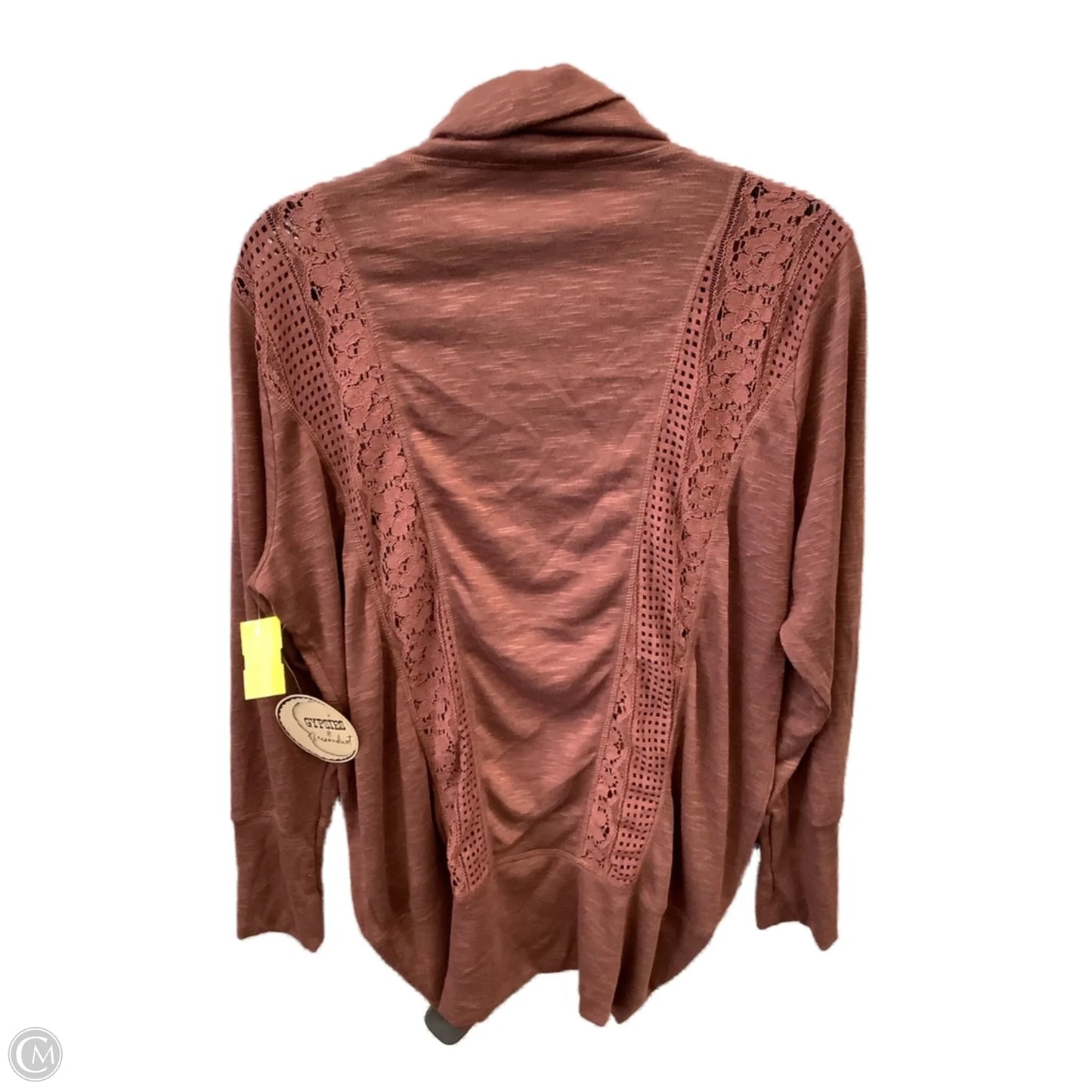 Cardigan By Clothes Mentor In Brown, Size: M