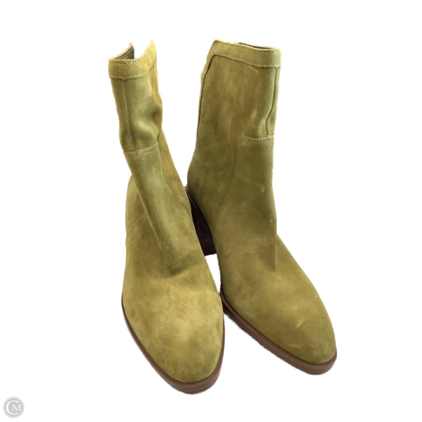 Boots Ankle Heels By Vince Camuto In Green, Size: 8