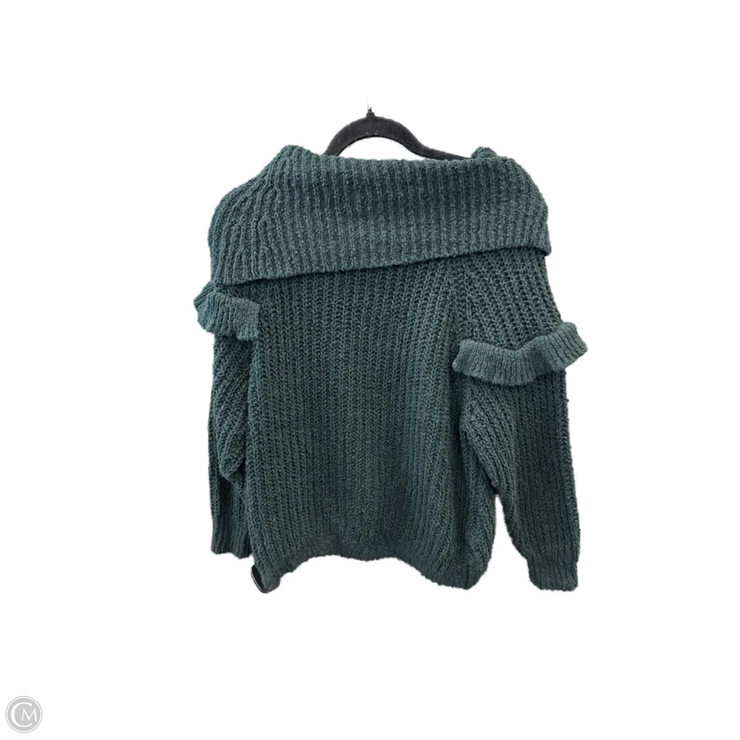 Sweater By Express In Green, Size: S