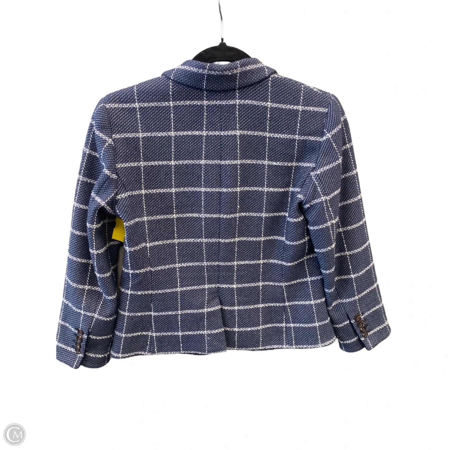 Blazer By Ann Taylor In Blue & White, Size: Xsp