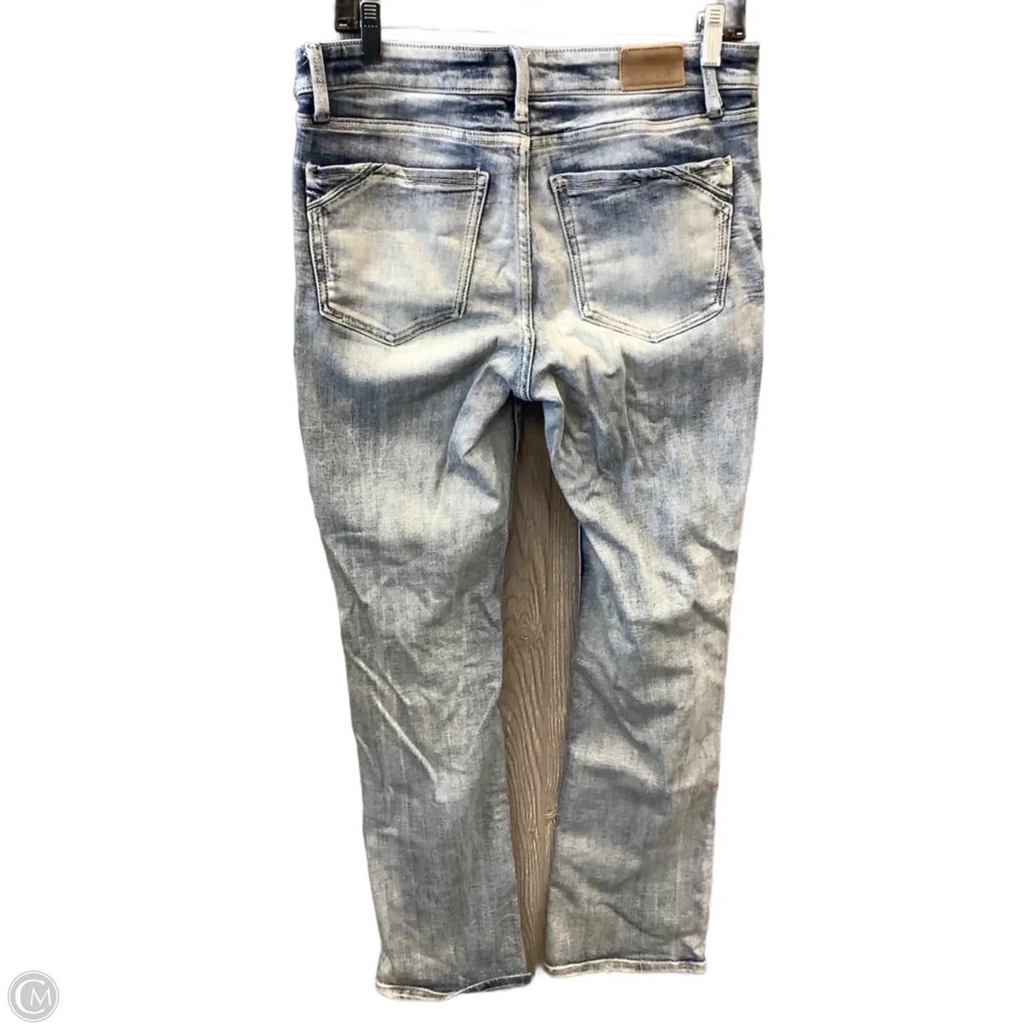 Jeans Boot Cut By Buckle Black In Blue Denim, Size: 8