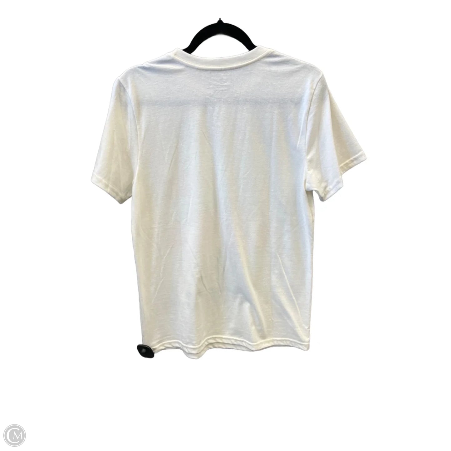 Top Short Sleeve By Clothes Mentor In Cream, Size: S