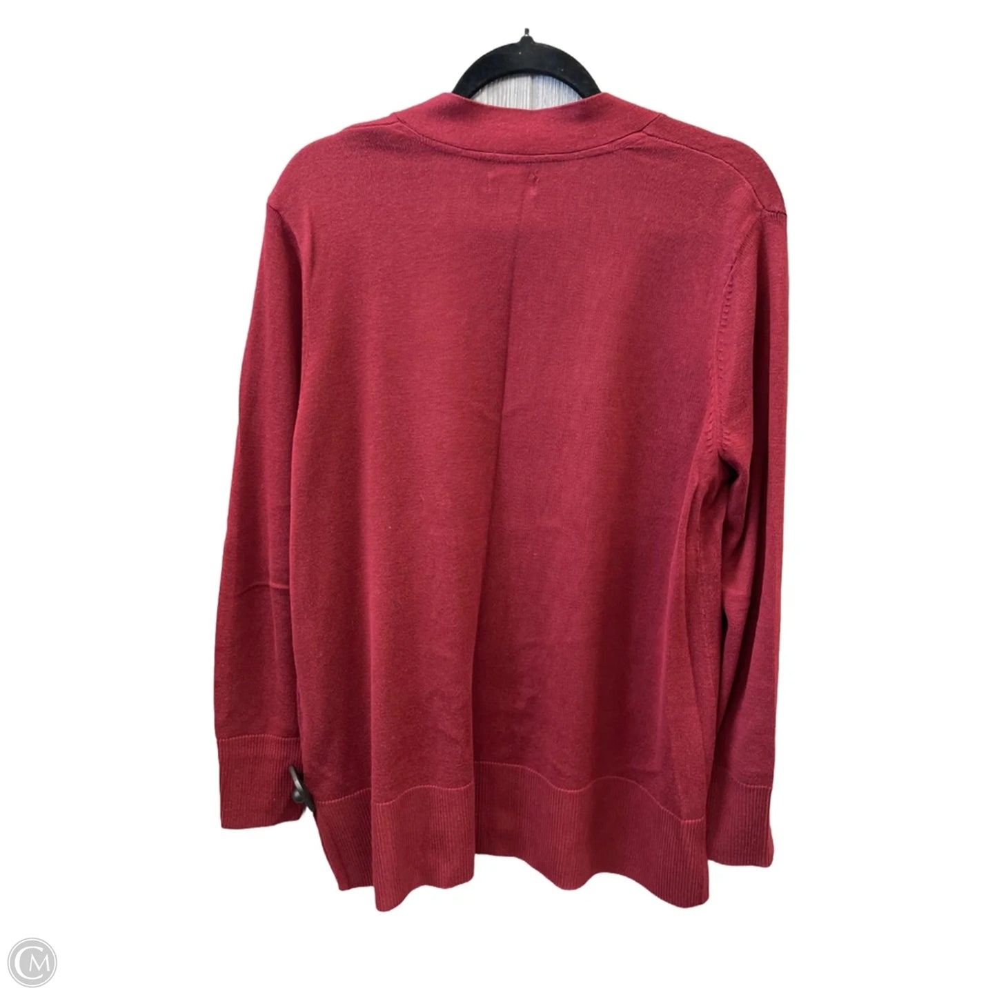 Cardigan By Croft And Barrow In Red, Size: Xl