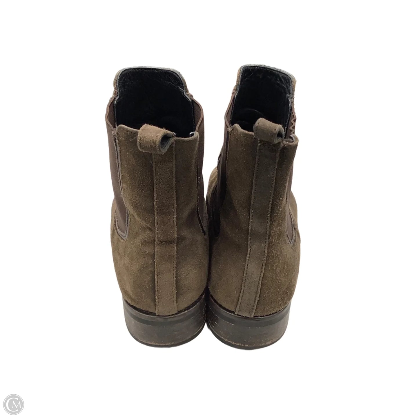 Boots Ankle Flats By Clothes Mentor In Brown, Size: 9