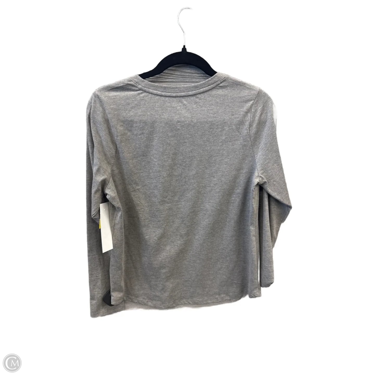 Top Long Sleeve By Sonoma In Grey, Size: Mp