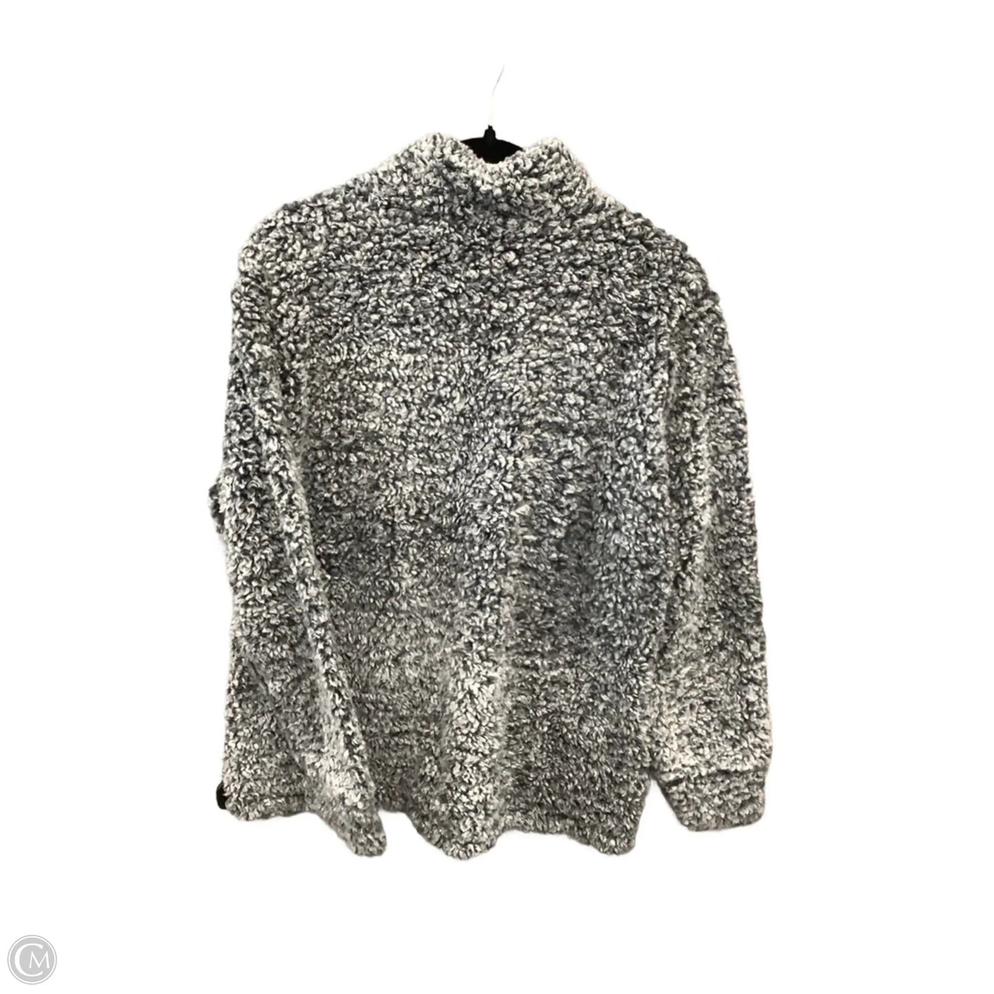 Jacket Faux Fur & Sherpa By Weatherproof In Grey, Size: Xl