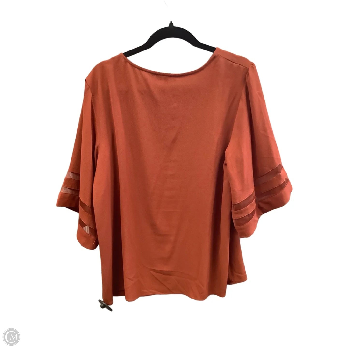 Top Long Sleeve By Maurices In Orange, Size: L