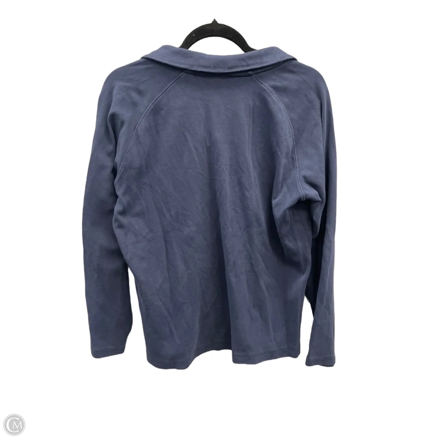 Top Long Sleeve By Clothes Mentor In Blue, Size: Xl
