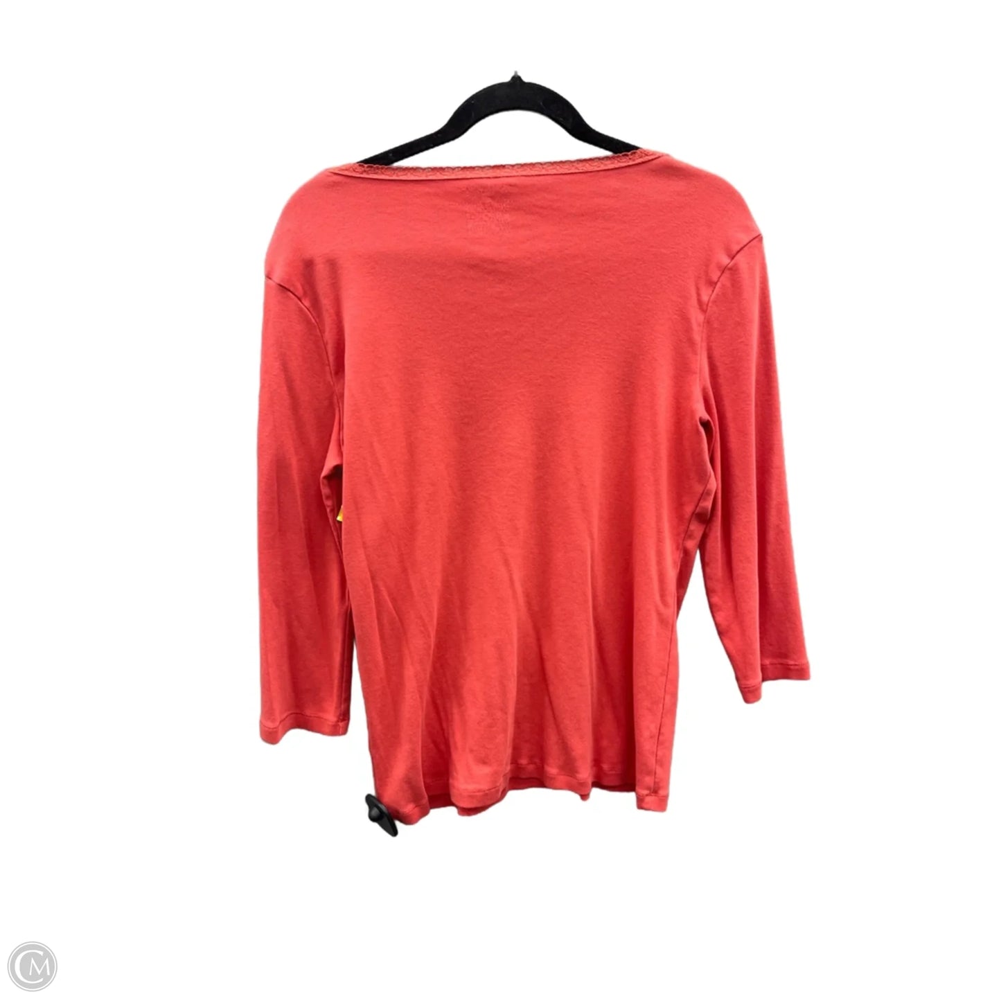 Top Long Sleeve By Jones New York In Pink, Size: L