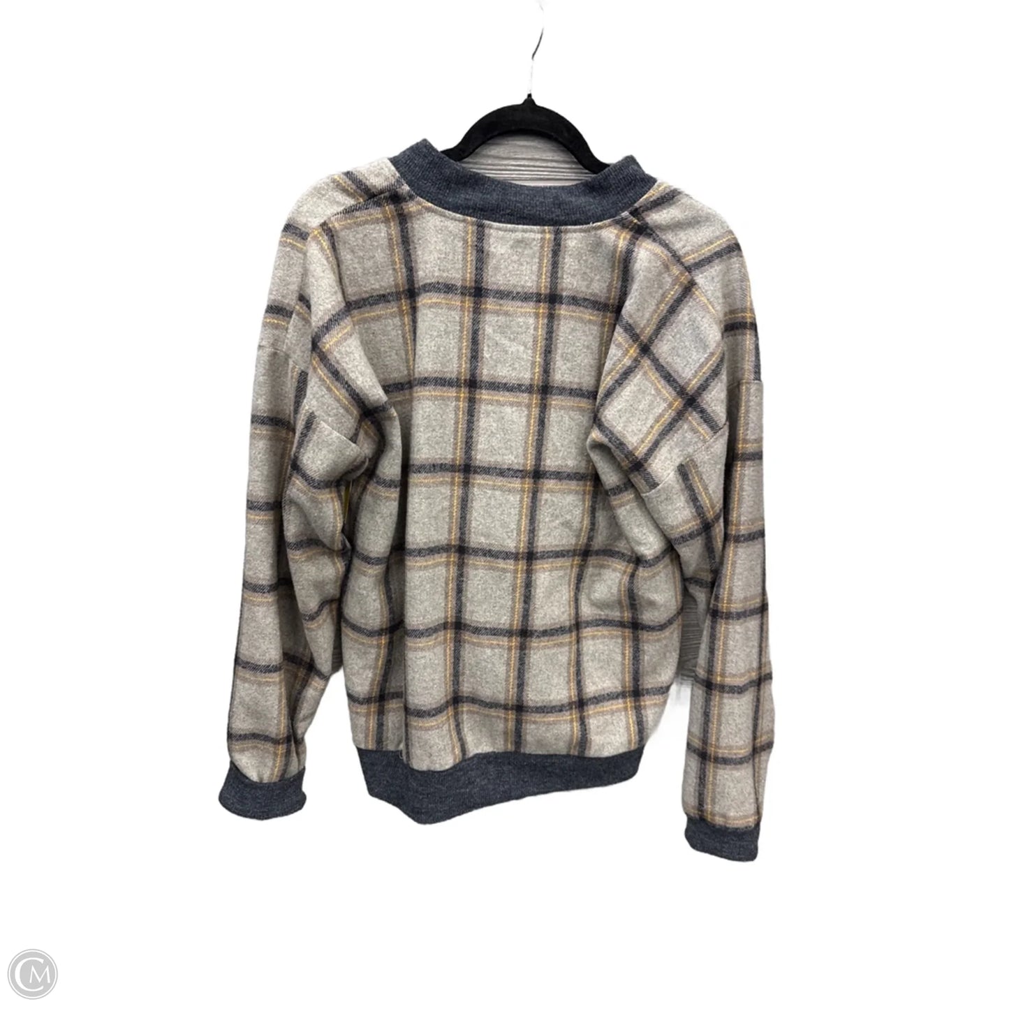 Jacket Other By Mystree In Plaid Pattern, Size: L