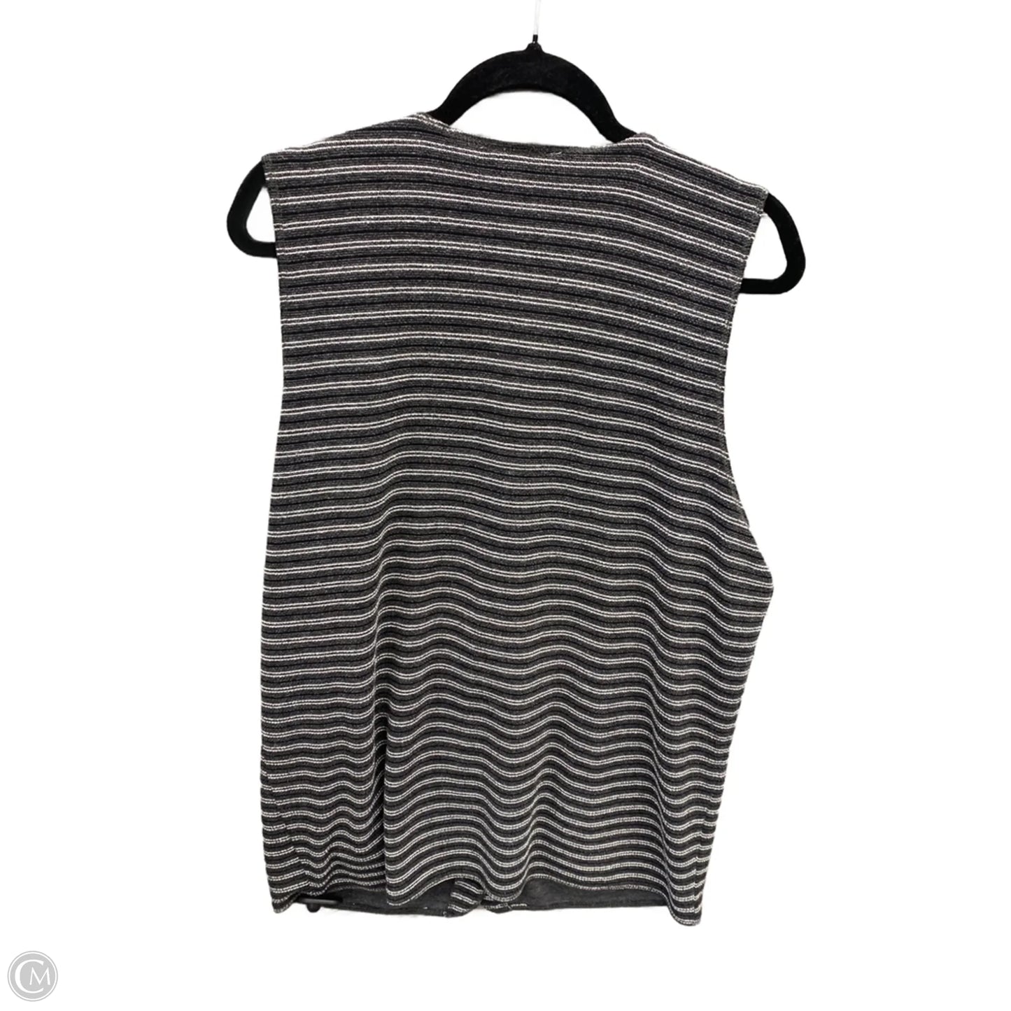 Tunic Sleeveless By Clothes Mentor In Grey, Size: L