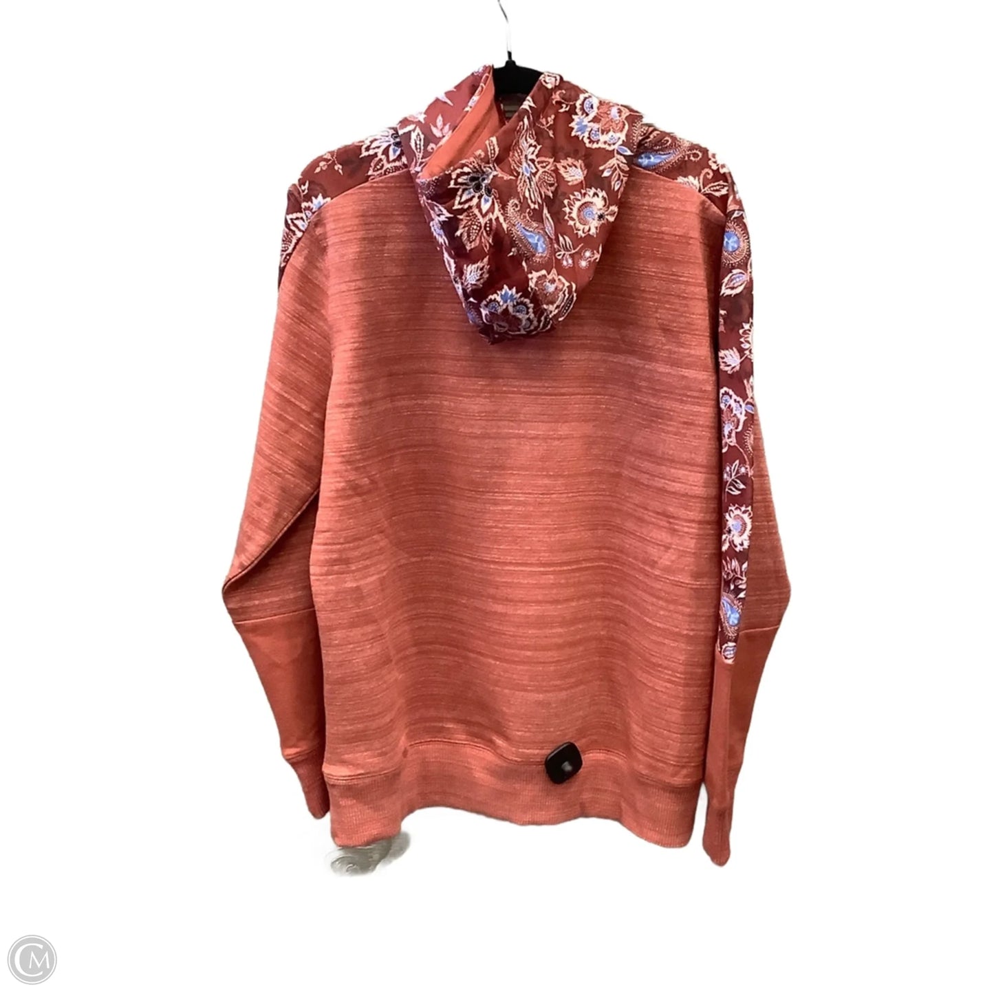 Sweatshirt Hoodie By Clothes Mentor In Orange, Size: L