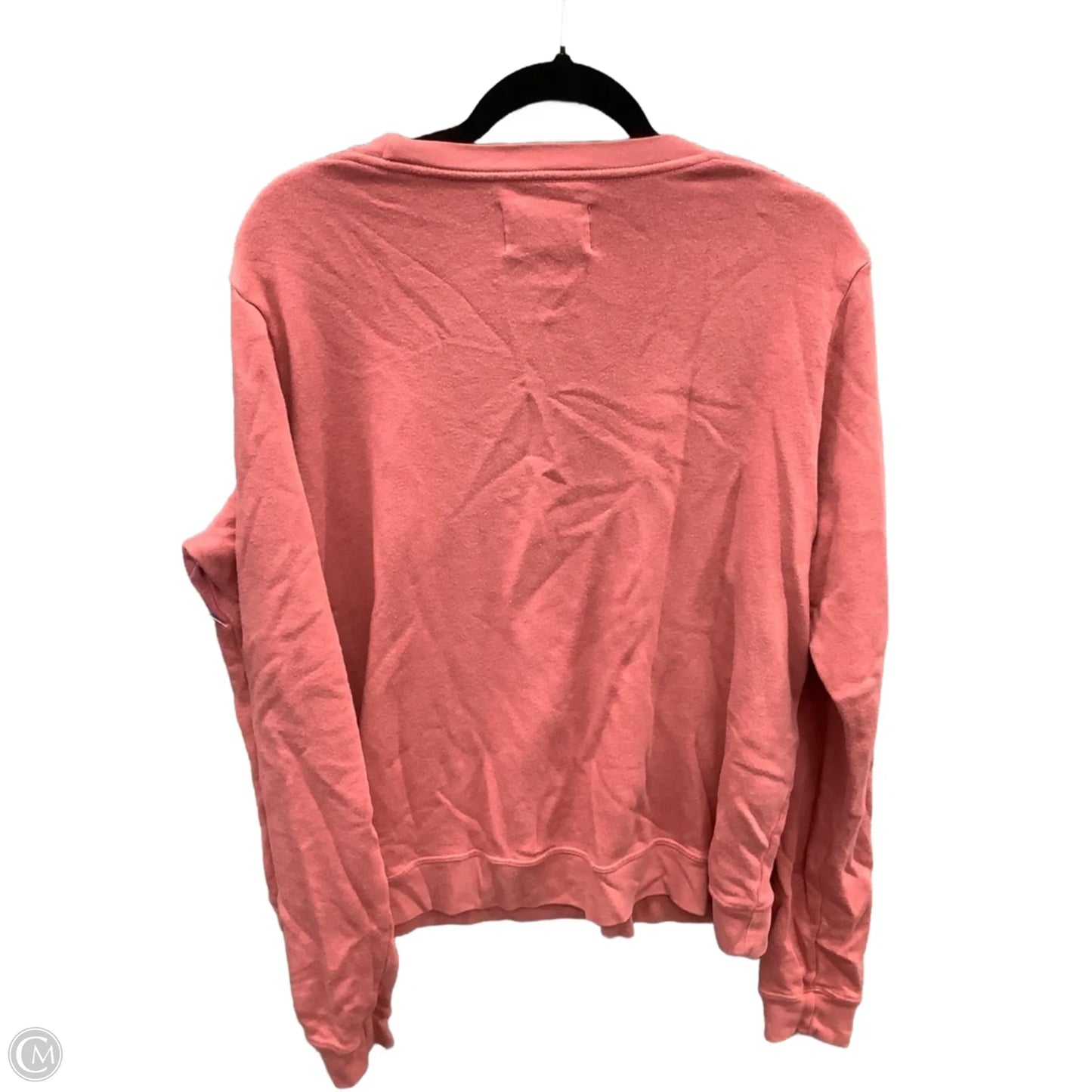 Top Long Sleeve By Sol Angeles In Pink, Size: 1x