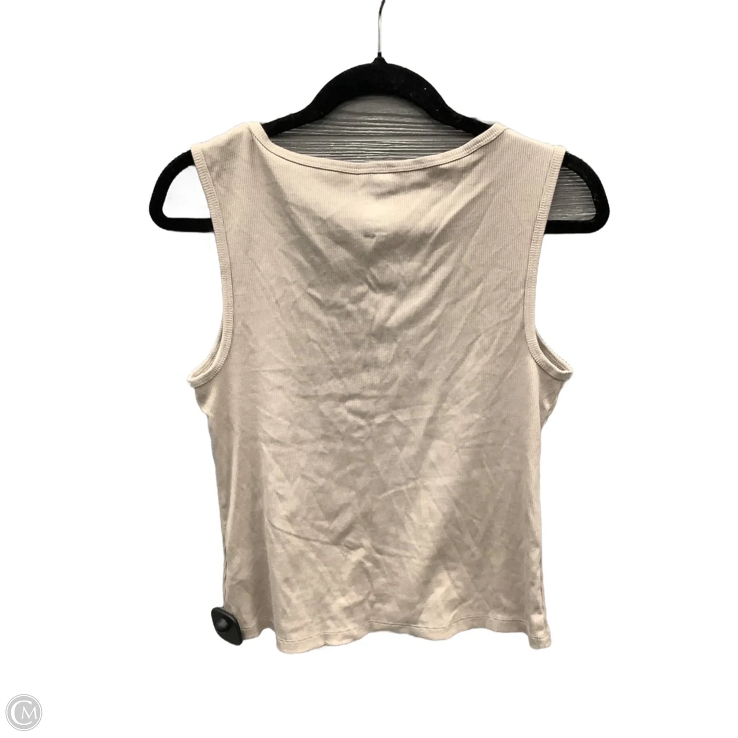 Top Sleeveless Basic By A New Day In Brown, Size: M