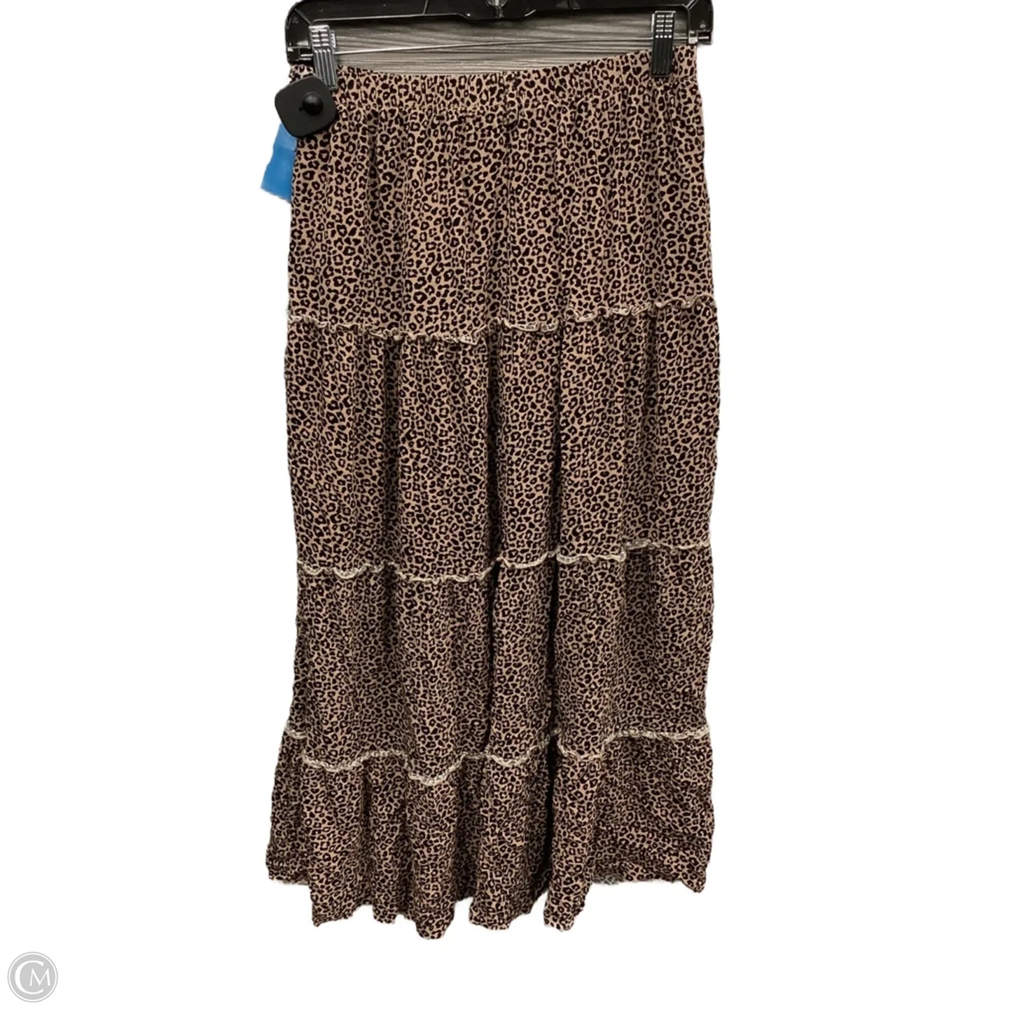Skirt Maxi By Ultra Flirt In Leopard Print, Size: 8