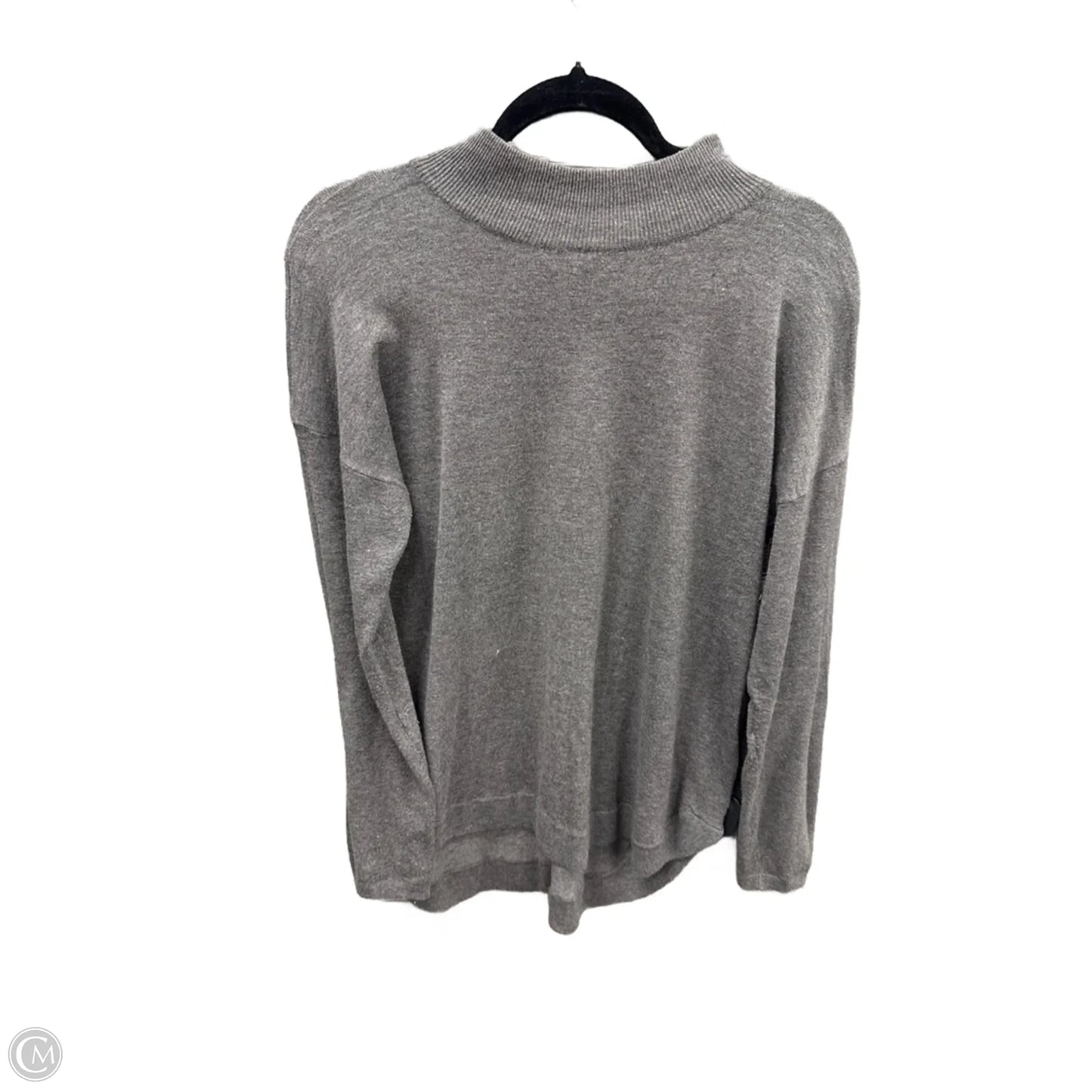 Top Long Sleeve By Cyrus In Grey, Size: L