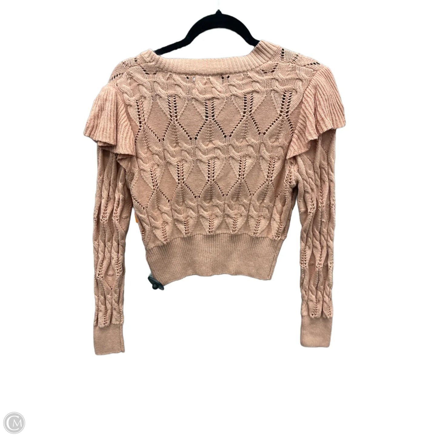 Sweater Cardigan By Lush In Pink, Size: S
