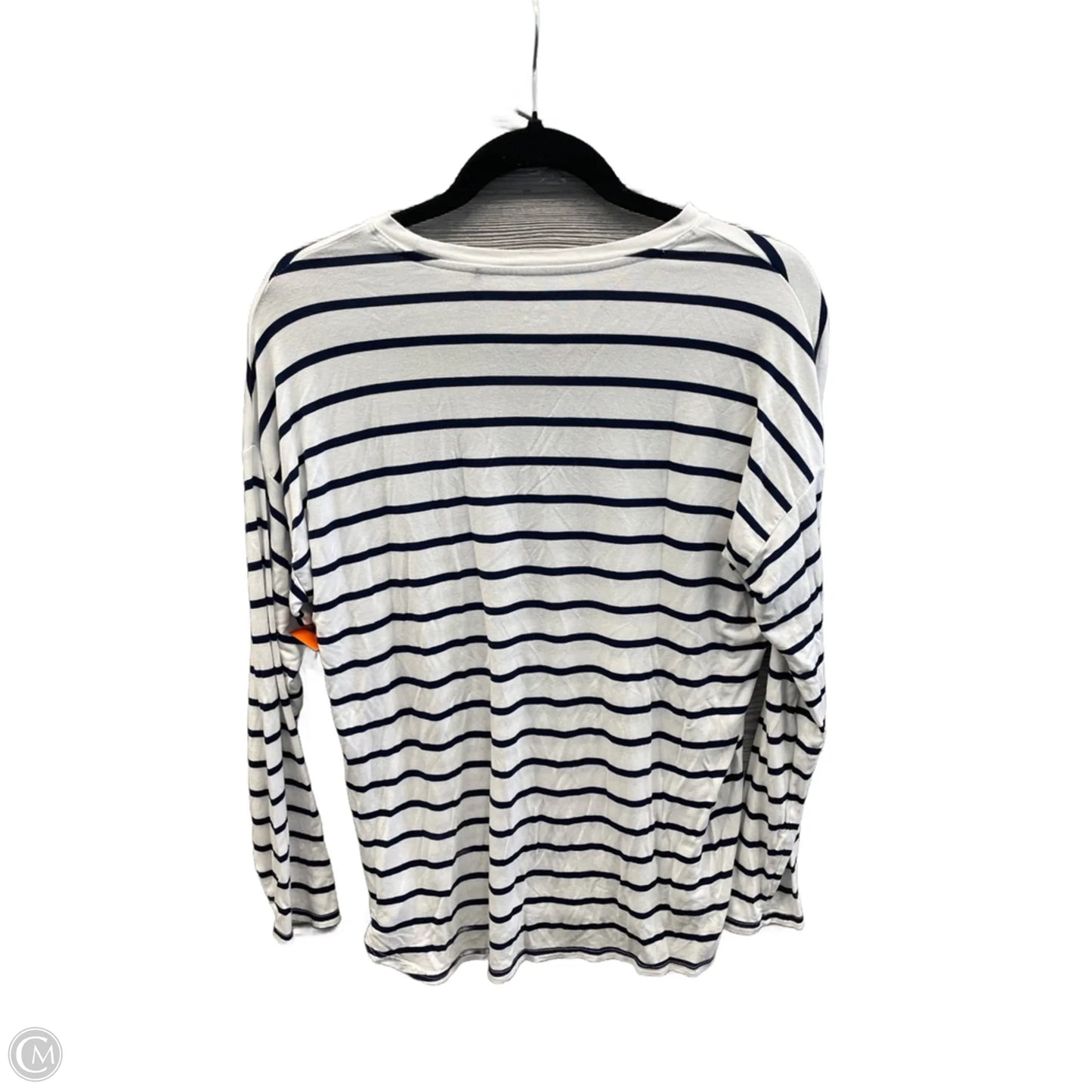 Top Long Sleeve By Gap In Striped Pattern, Size: S