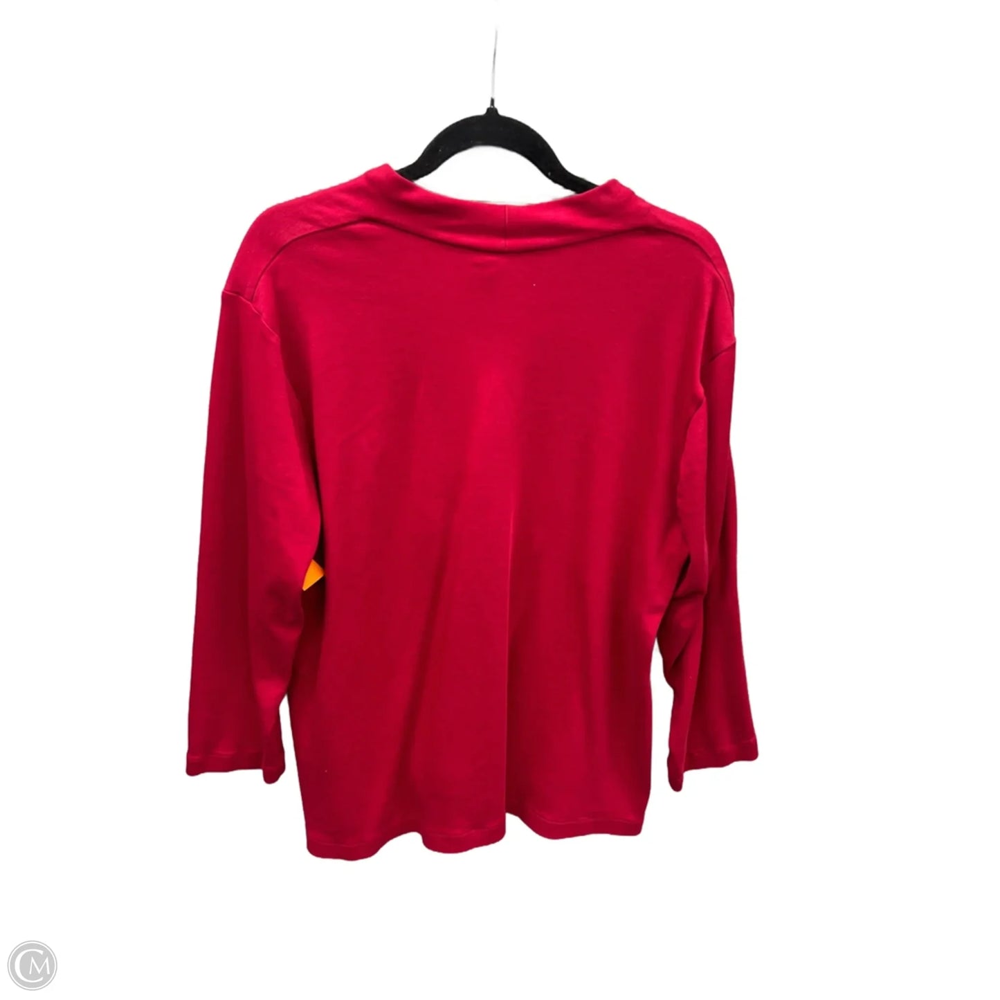Top Long Sleeve By Chicos In Red, Size: Xl