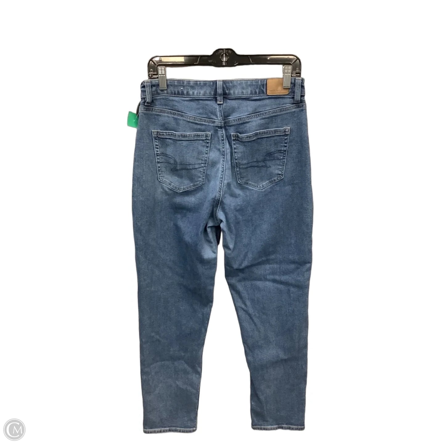 Jeans Straight By American Eagle In Blue Denim, Size: 8l