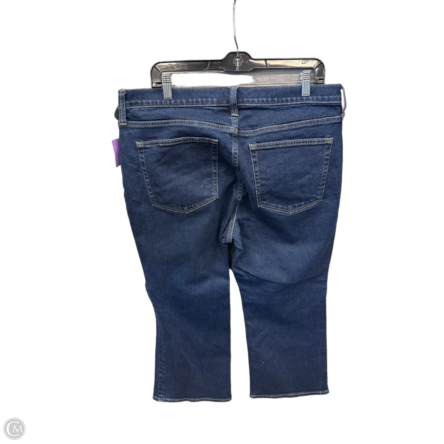 Jeans Cropped By J. Crew In Blue Denim, Size: 14p