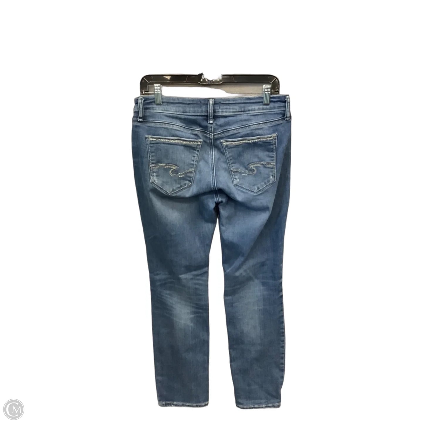 Jeans Straight By Silver In Blue Denim, Size: 10
