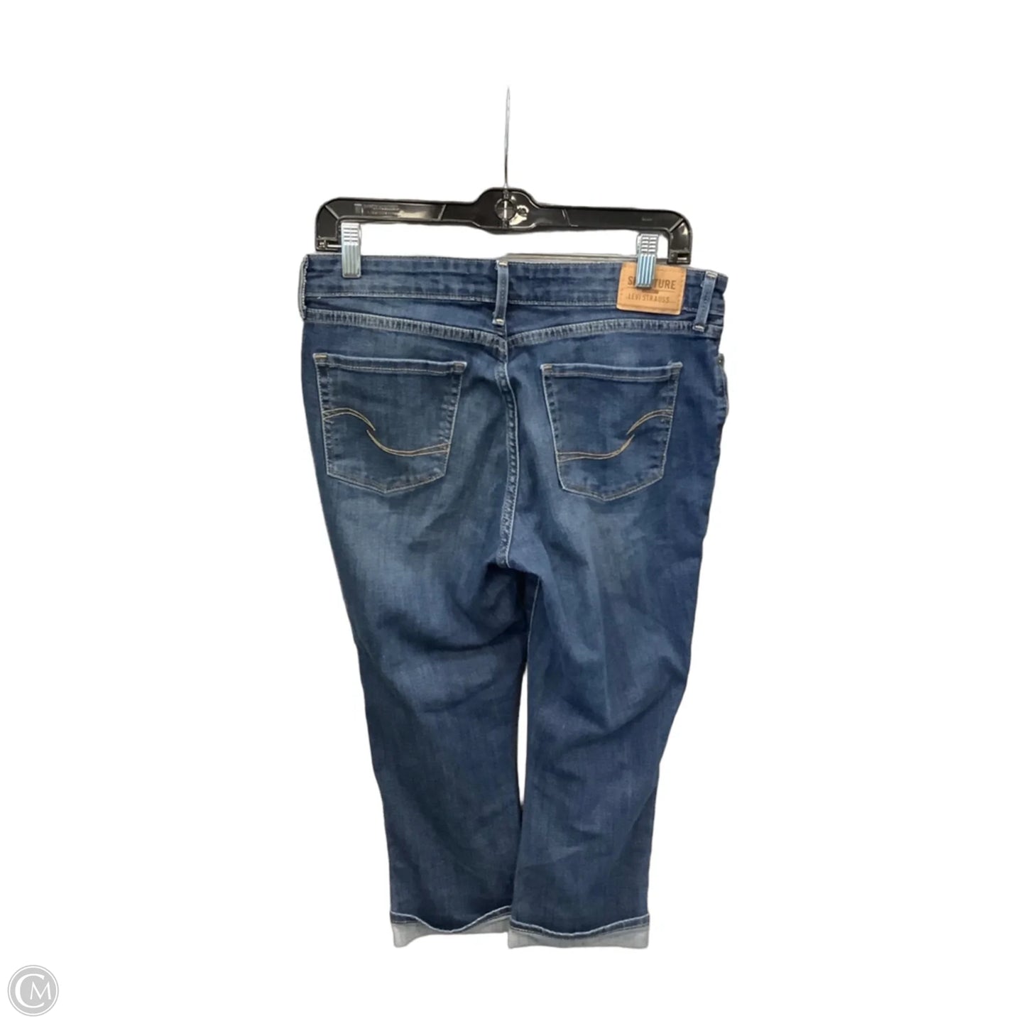 Capris By Levis In Blue Denim, Size: 8