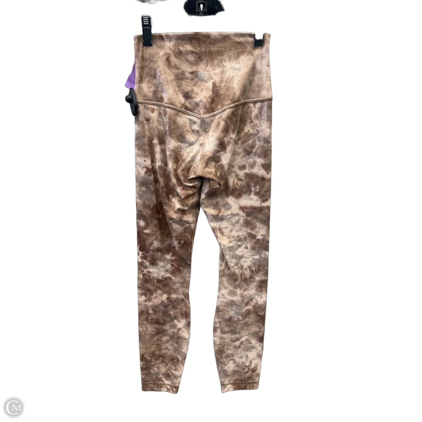 Athletic Leggings By Lululemon In Brown, Size: Xs
