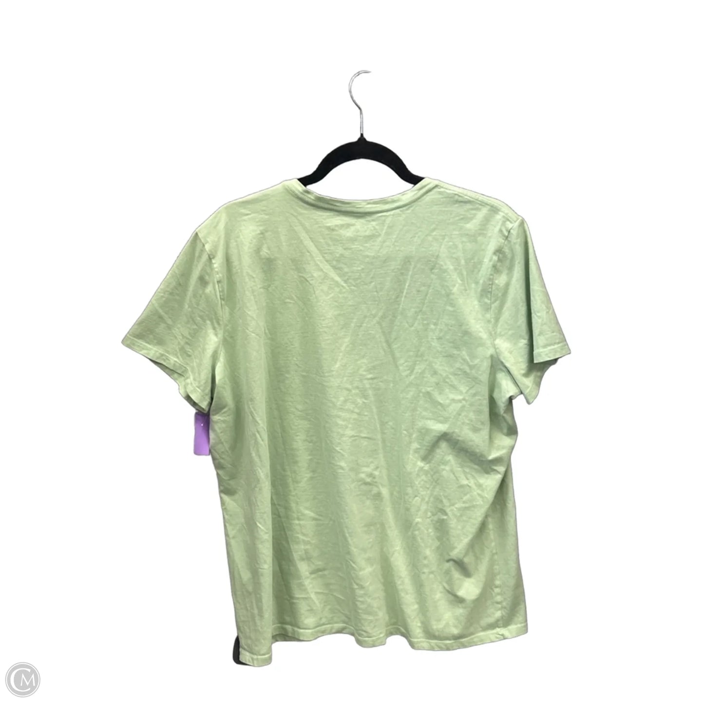 Top Short Sleeve By Life Is Good In Green, Size: Xxl