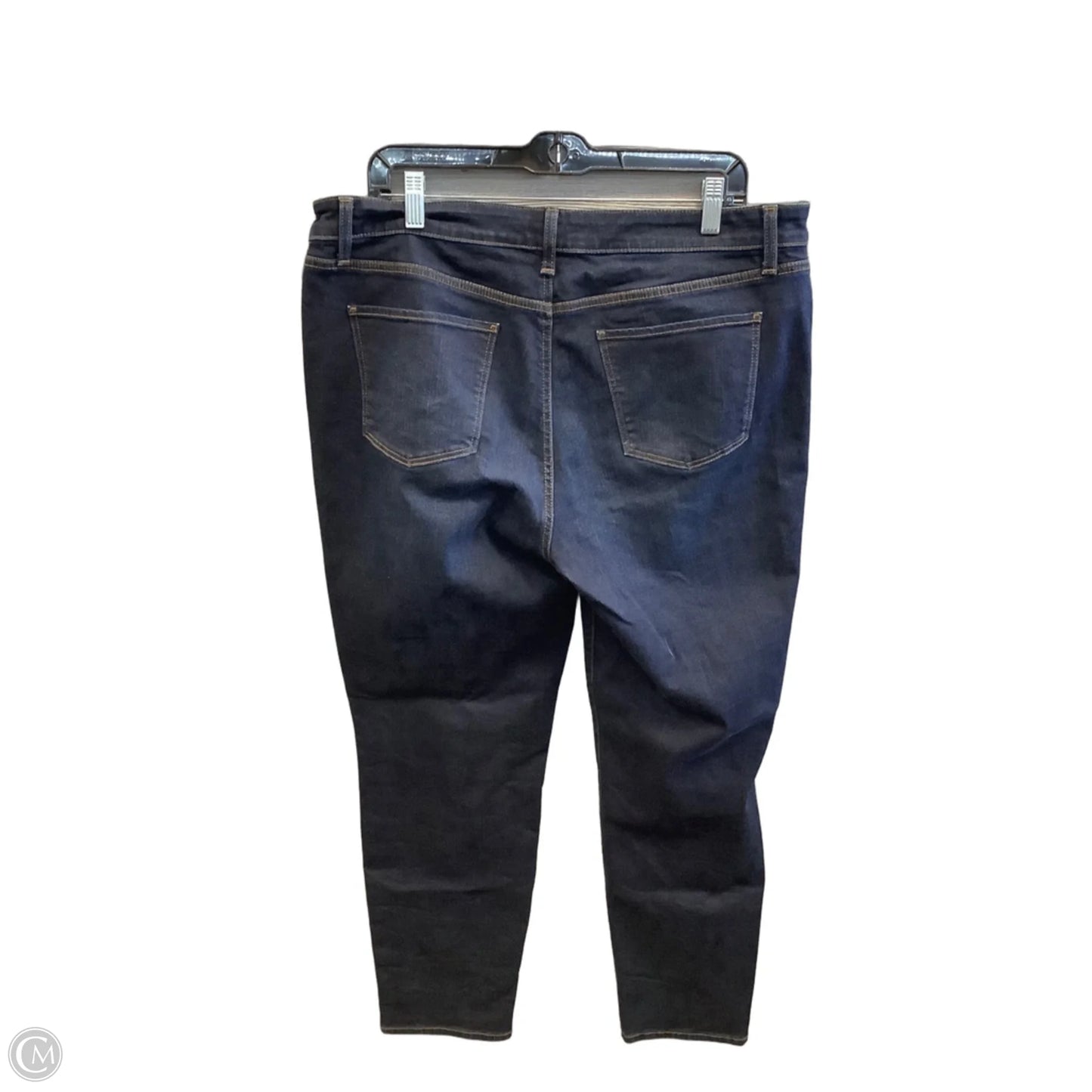 Jeans Skinny By Talbots In Blue Denim, Size: 16