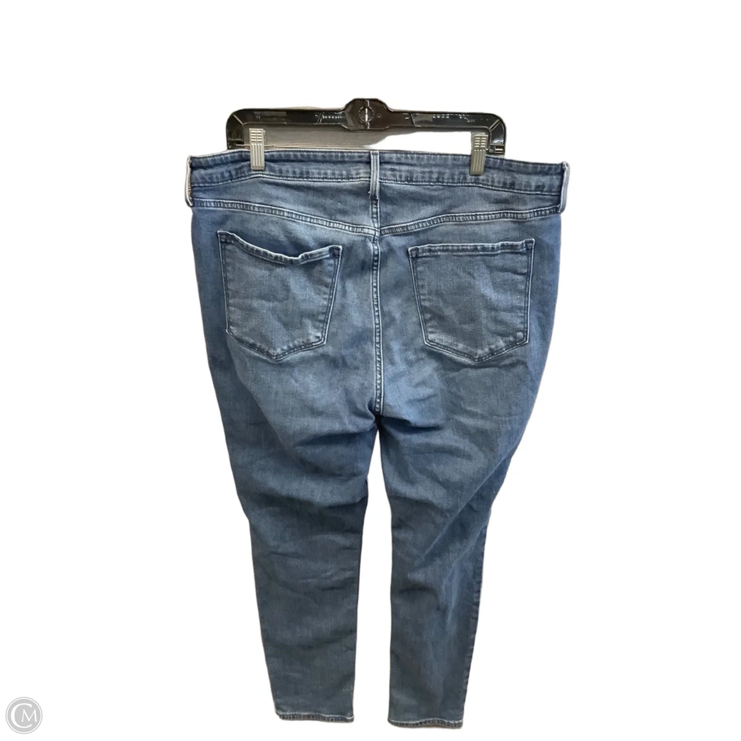 Jeans Skinny By Old Navy In Blue Denim, Size: 18