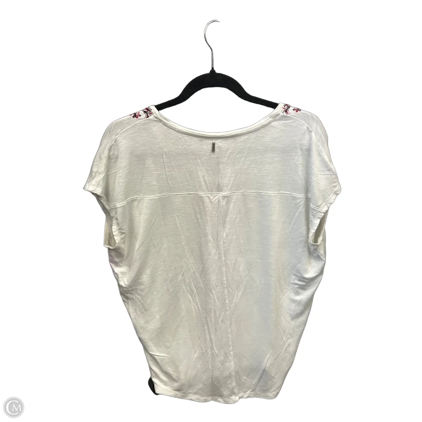 Top Short Sleeve By White House Black Market In White, Size: Xs