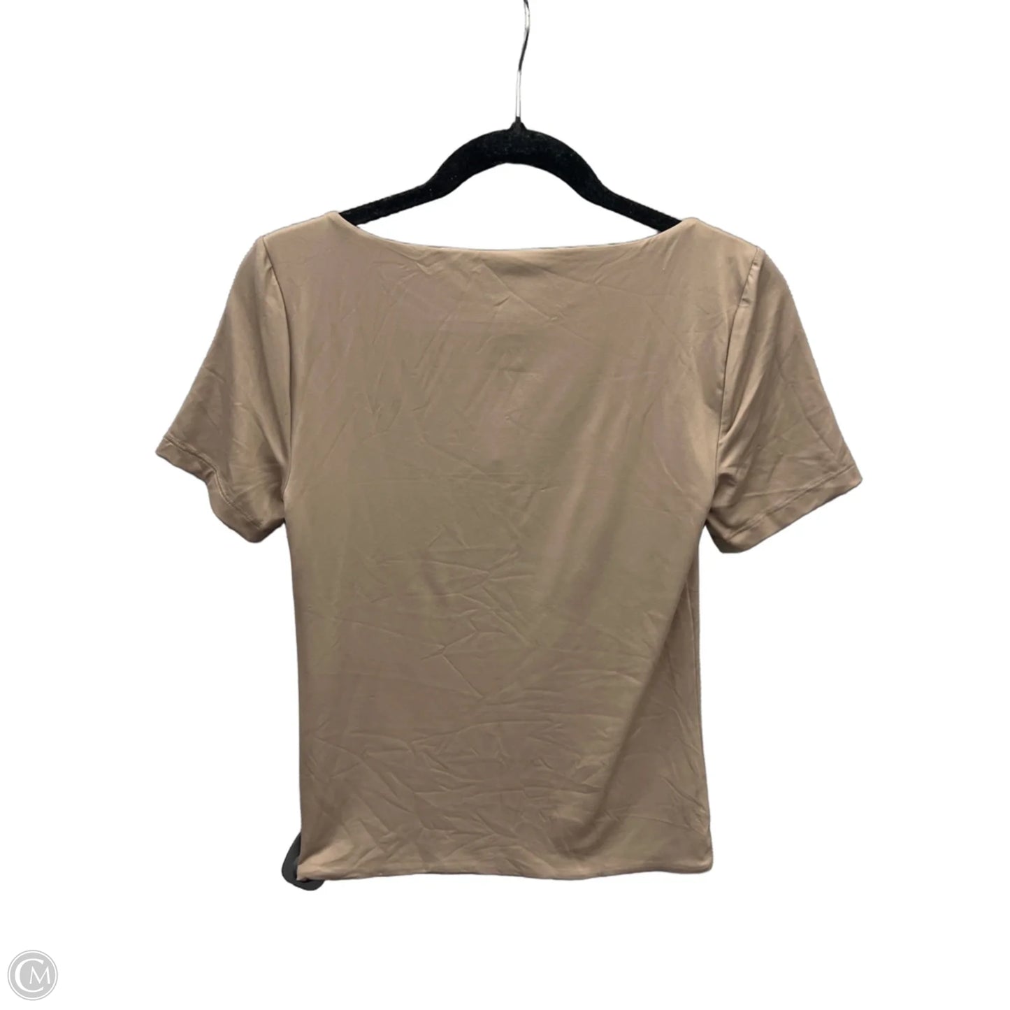 Top Short Sleeve By Loft In Brown, Size: M