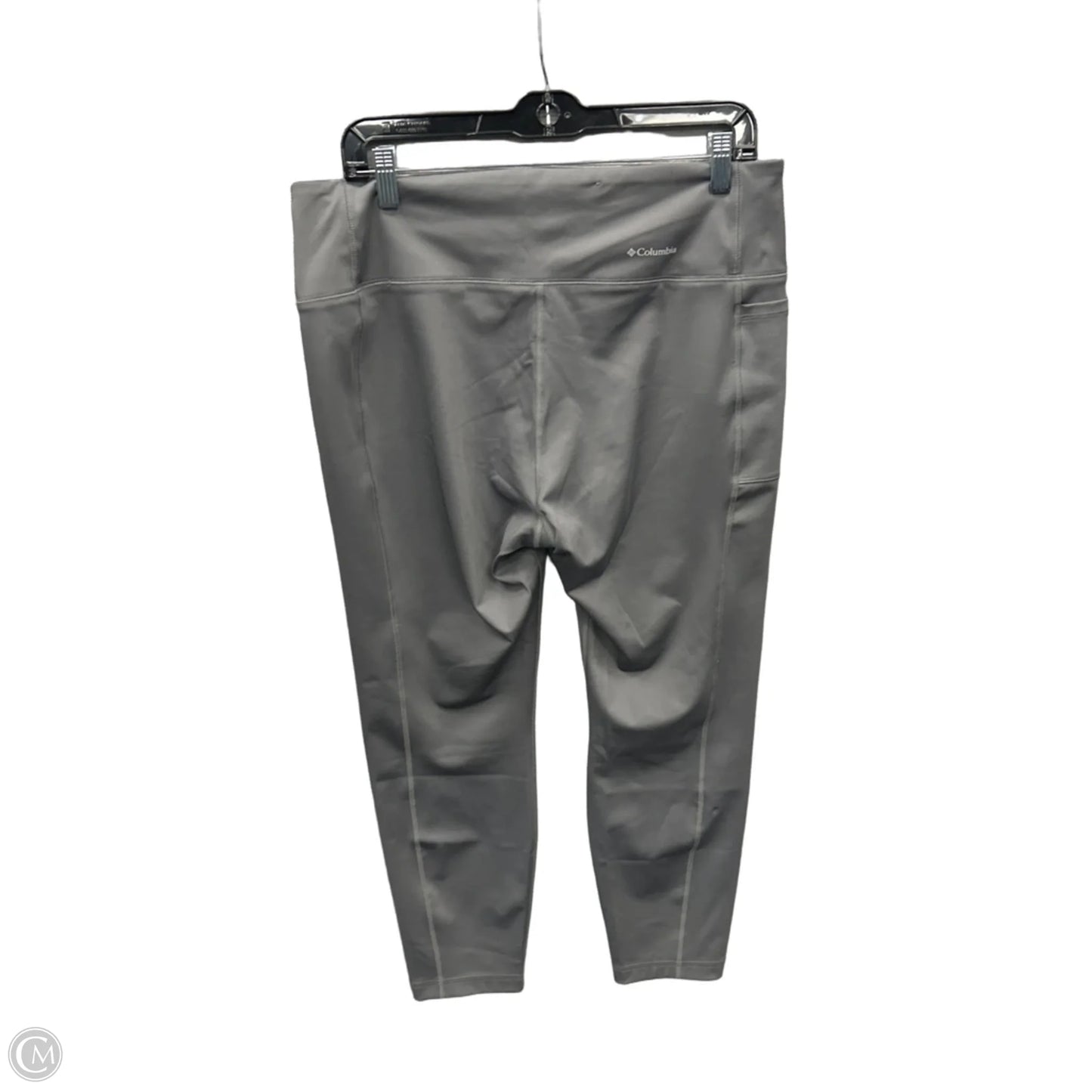 Athletic Leggings By Columbia In Grey, Size: Xl