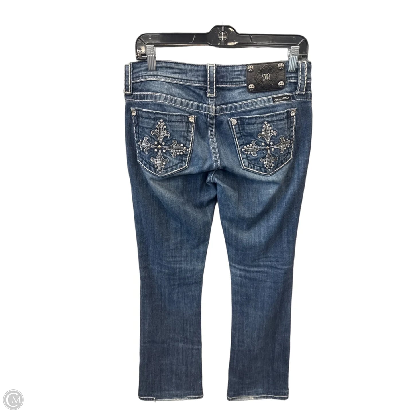 Jeans Boot Cut By Miss Me In Blue Denim, Size: 8