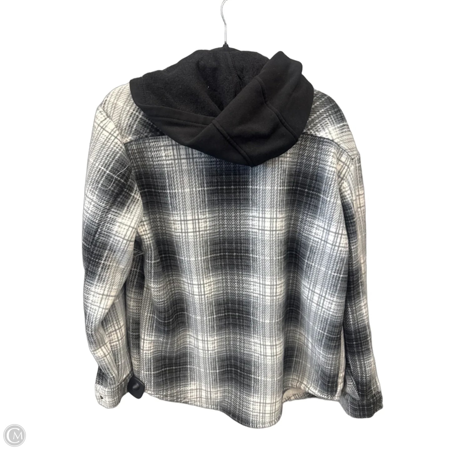 Jacket Shirt By Clothes Mentor In Plaid Pattern, Size: M