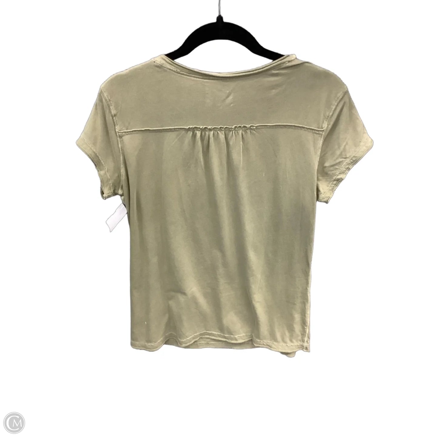 Top Short Sleeve By Ruff Hewn In Green, Size: L