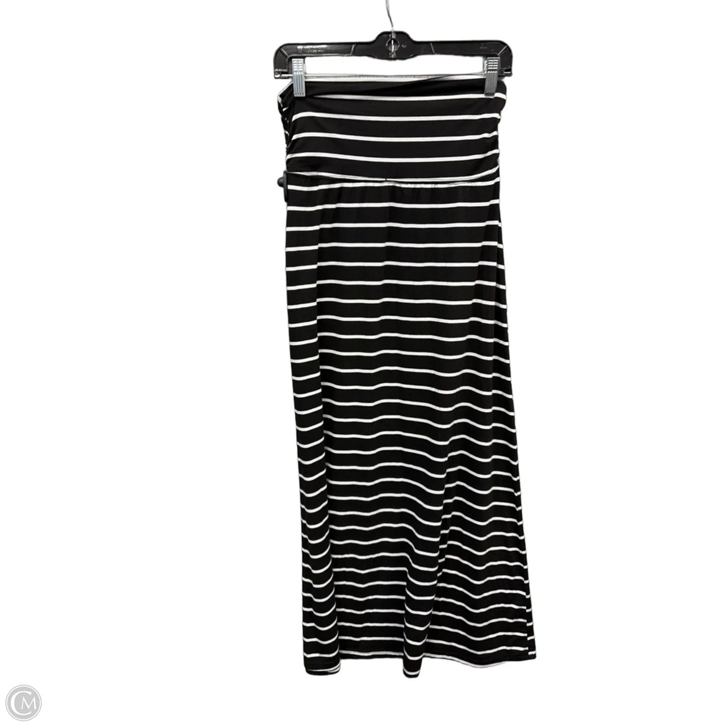 Skirt Maxi By Ultra Flirt In Black & White, Size: 8