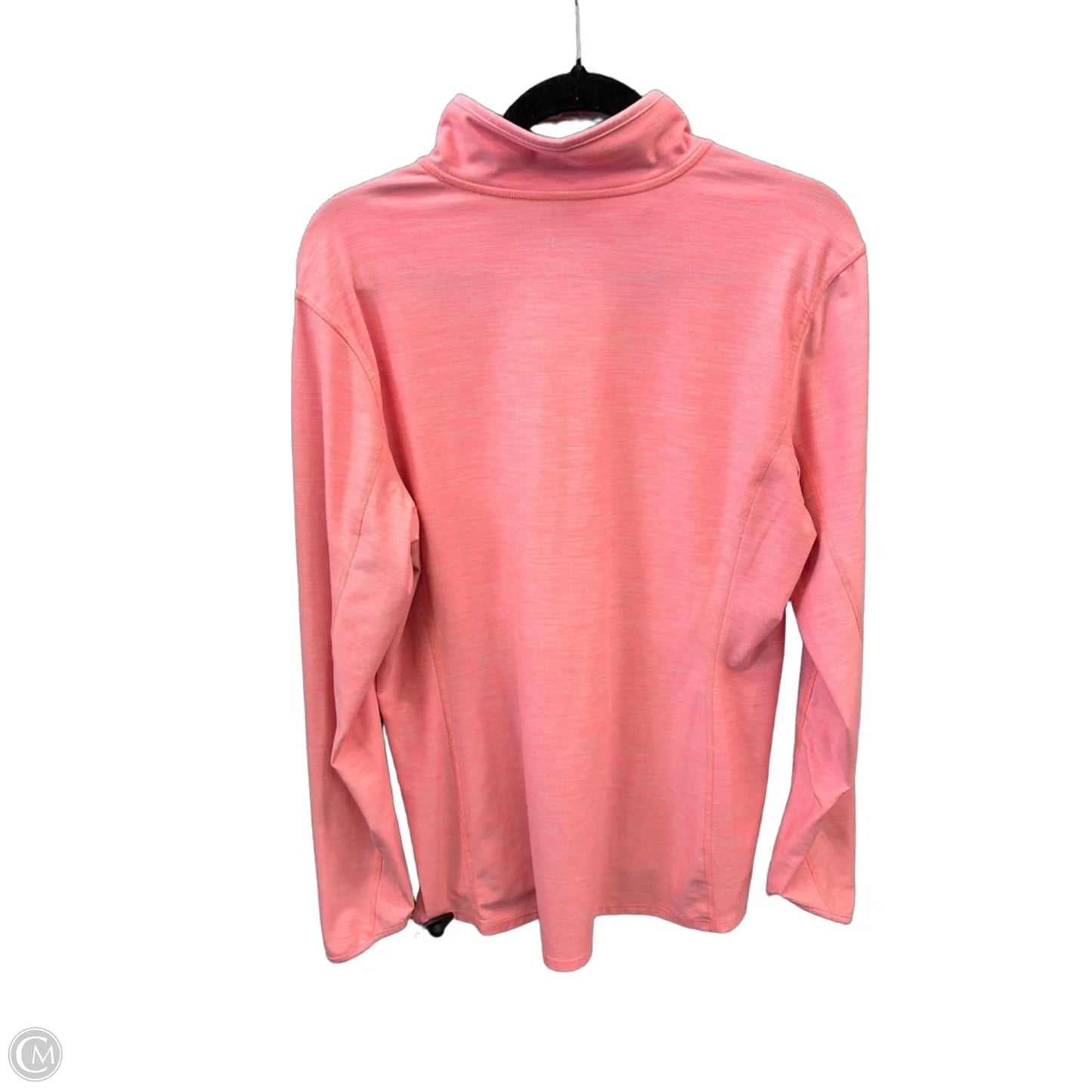 Athletic Top Long Sleeve Collar By The North Face In Pink, Size: Xl