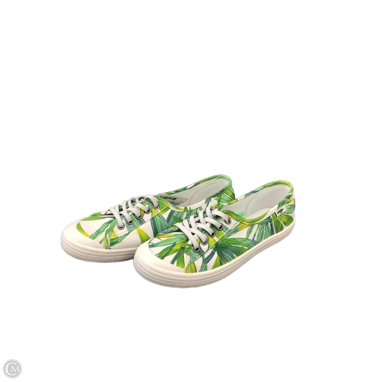 Shoes Flats By Rocket Dogs In Green & White, Size: 9