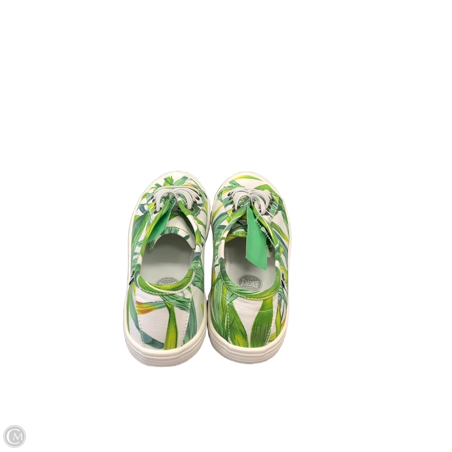 Shoes Flats By Rocket Dogs In Green & White, Size: 9