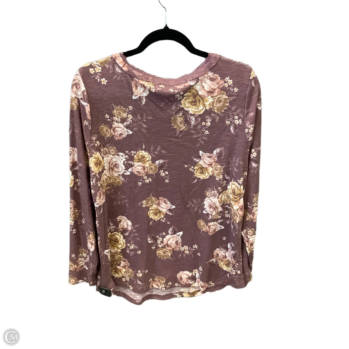 Top Long Sleeve By Maurices In Purple, Size: 1x