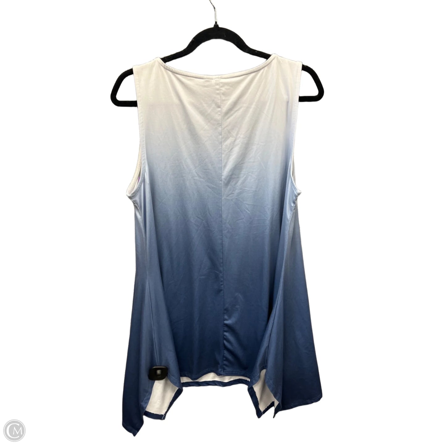 Top Sleeveless By Cato In Blue, Size: L