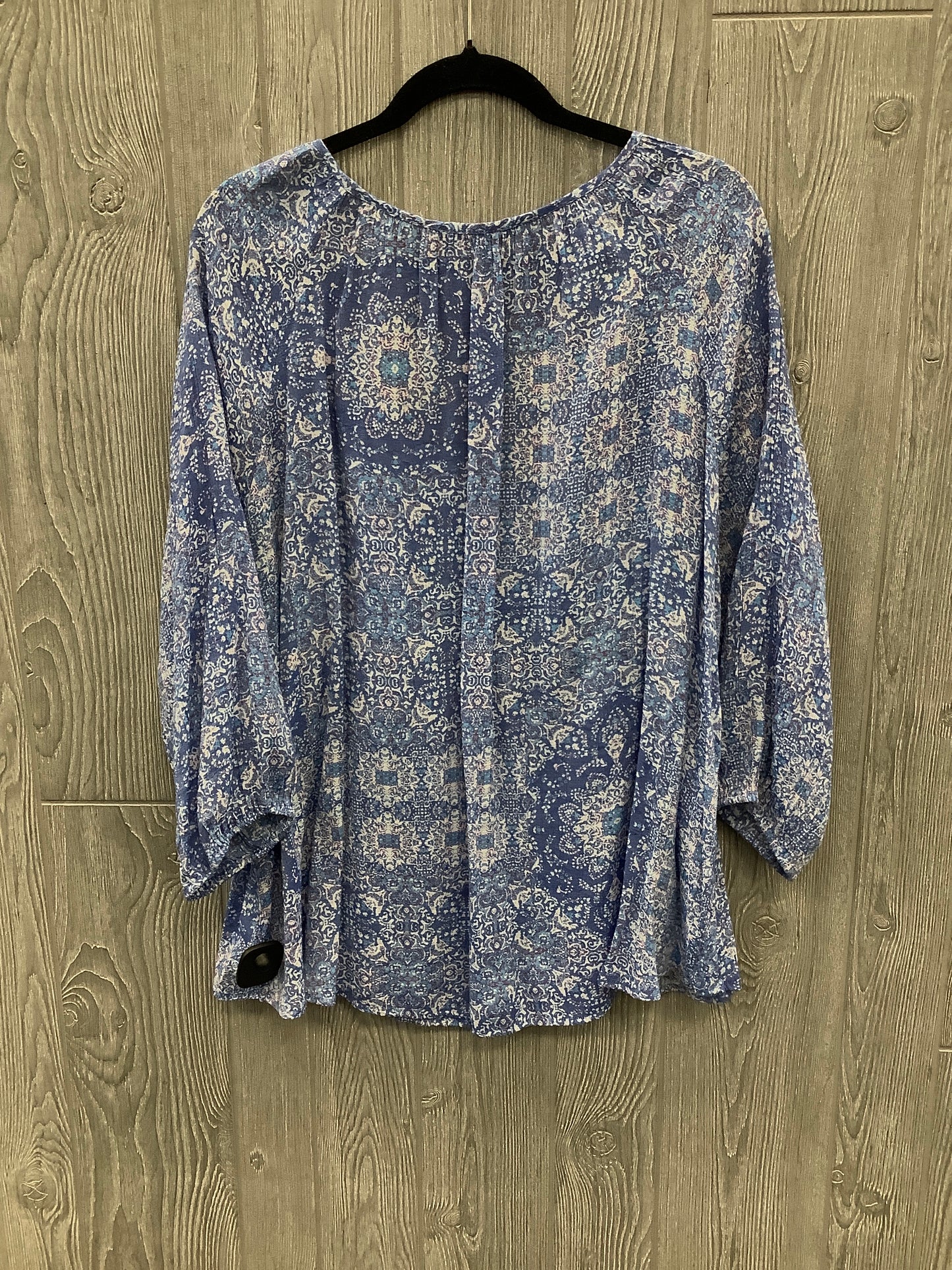 Top Long Sleeve By Fred David Size: 1x