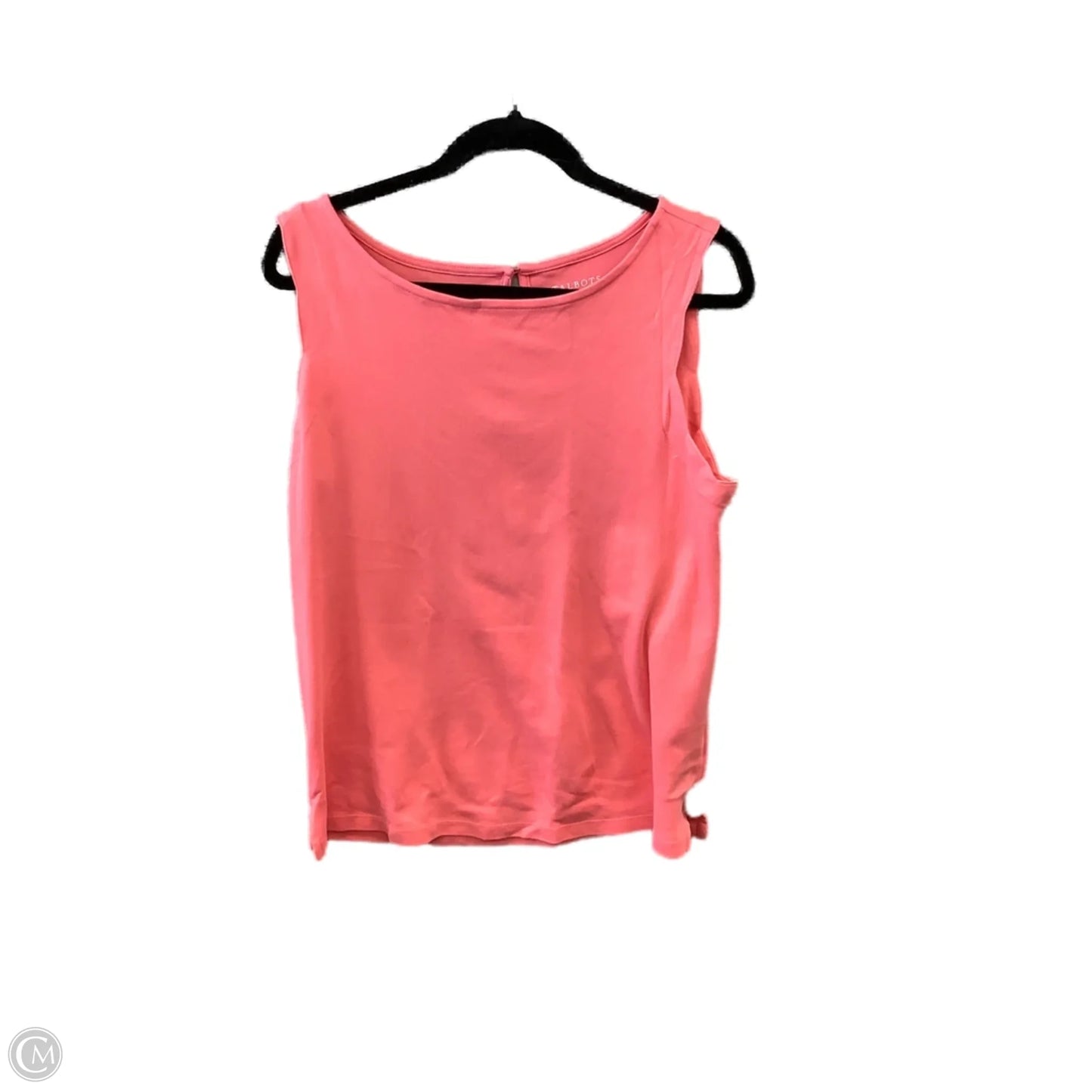 Top Sleeveless By Talbots In Pink, Size: M