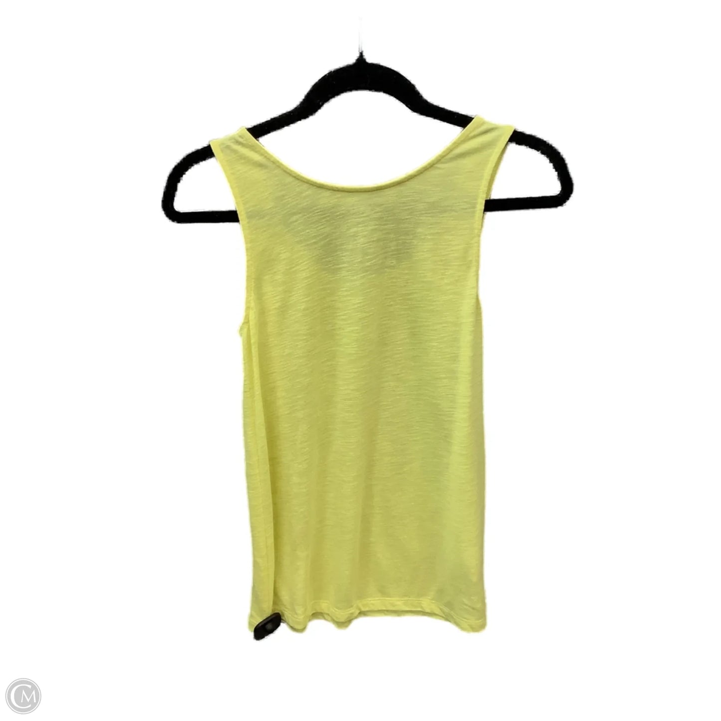 Top Sleeveless By Loft In Yellow, Size: Xs