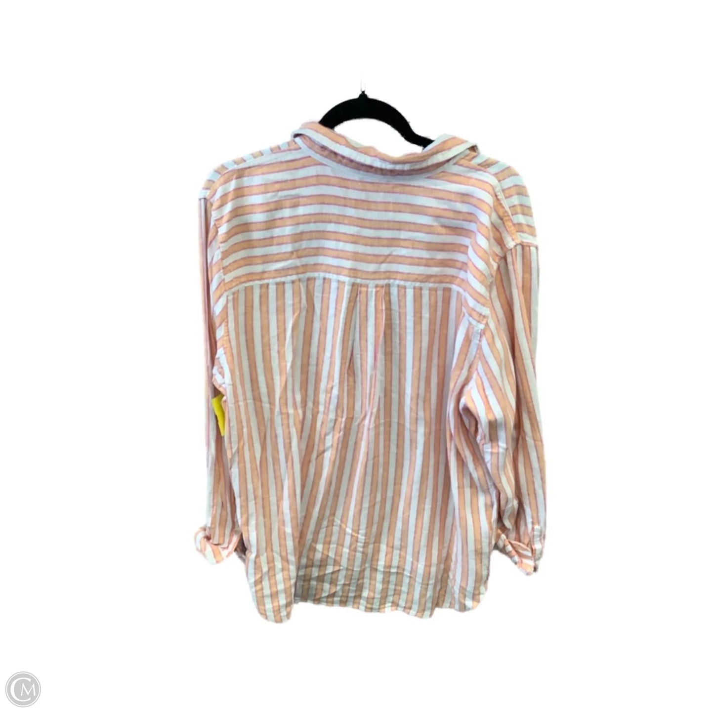 Top Long Sleeve By Universal Thread In Striped Pattern, Size: L