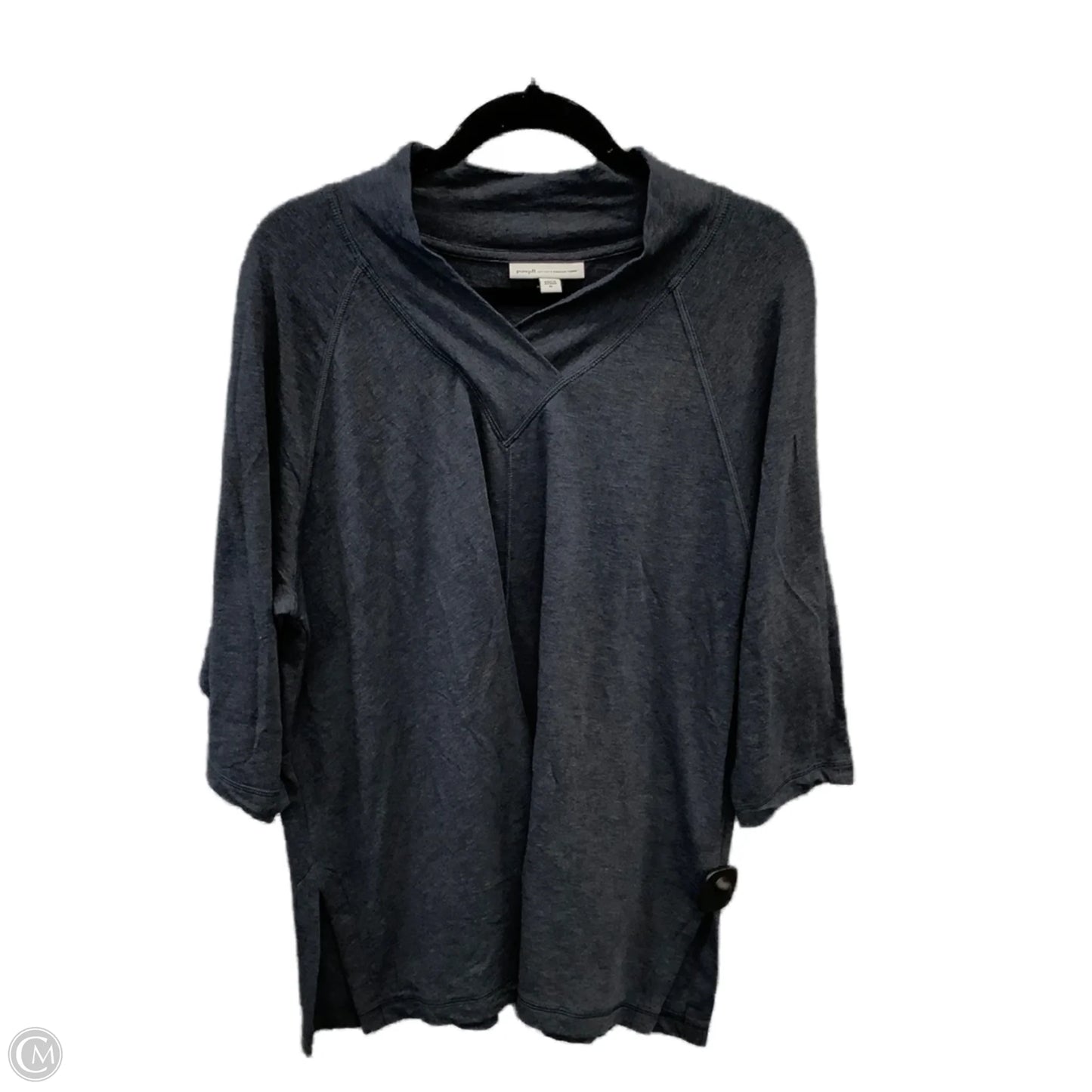 Top Long Sleeve By Pure Jill In Blue, Size: Xl