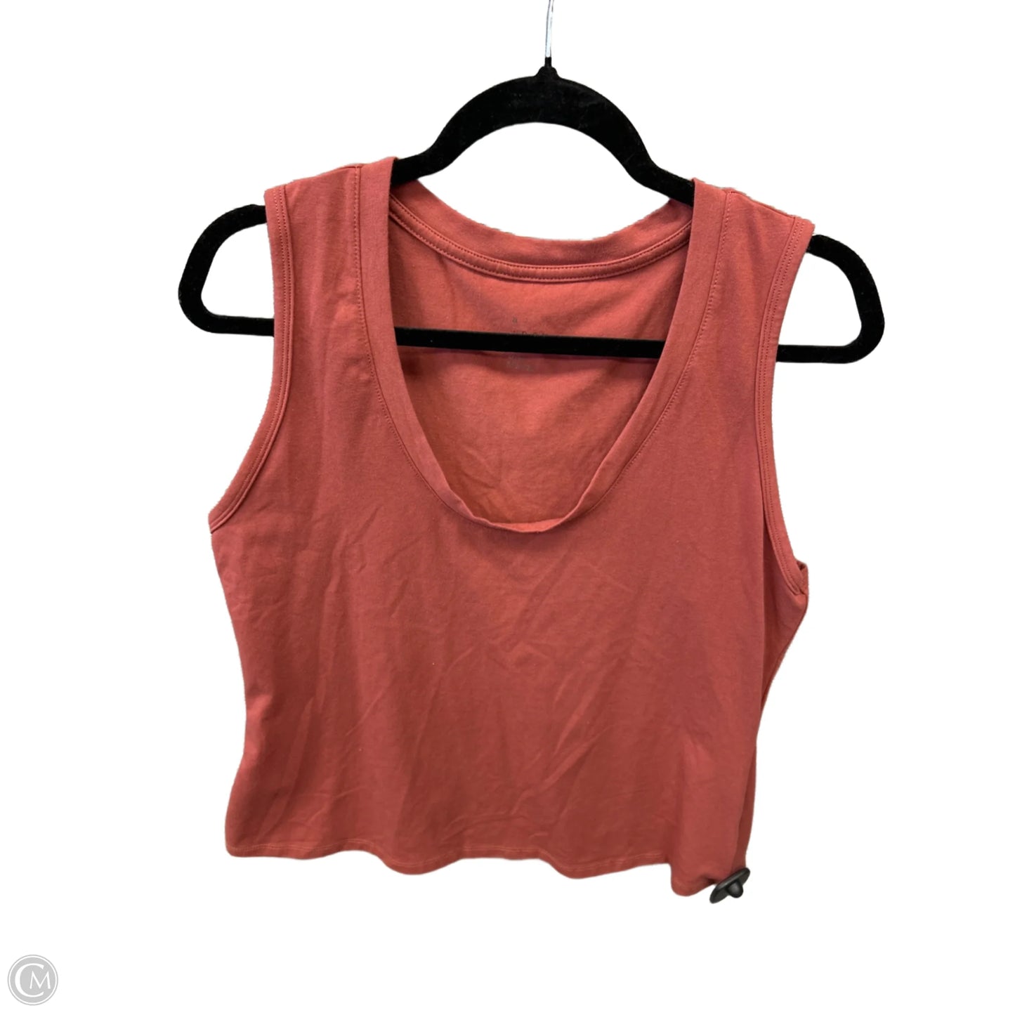 Top Sleeveless By A New Day In Orange, Size: L