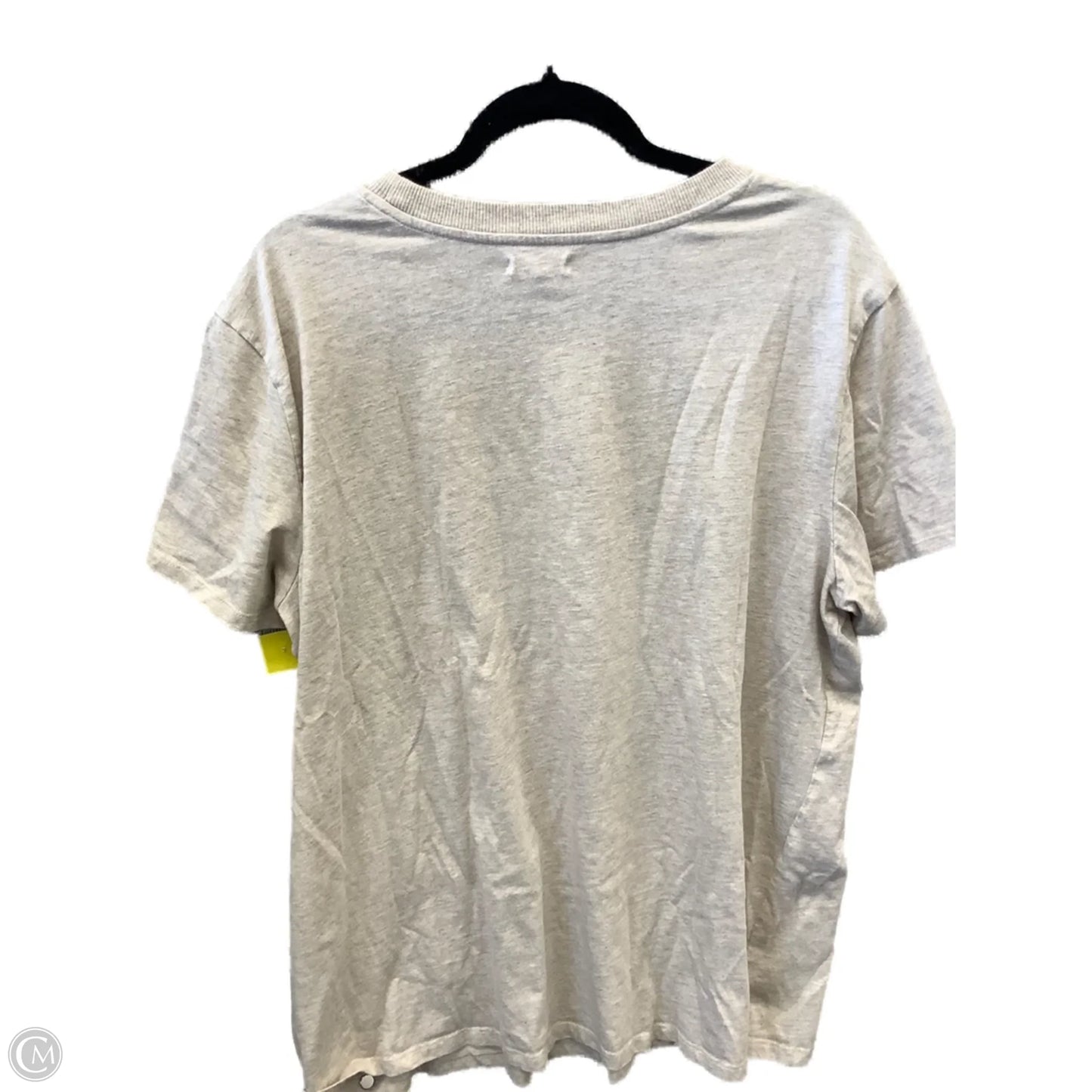 Top Short Sleeve By Maurices In Tan, Size: Xxl